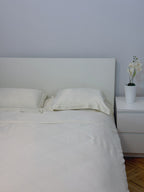 The Signature Vegan Silk® Off-White Duvet Cover Set