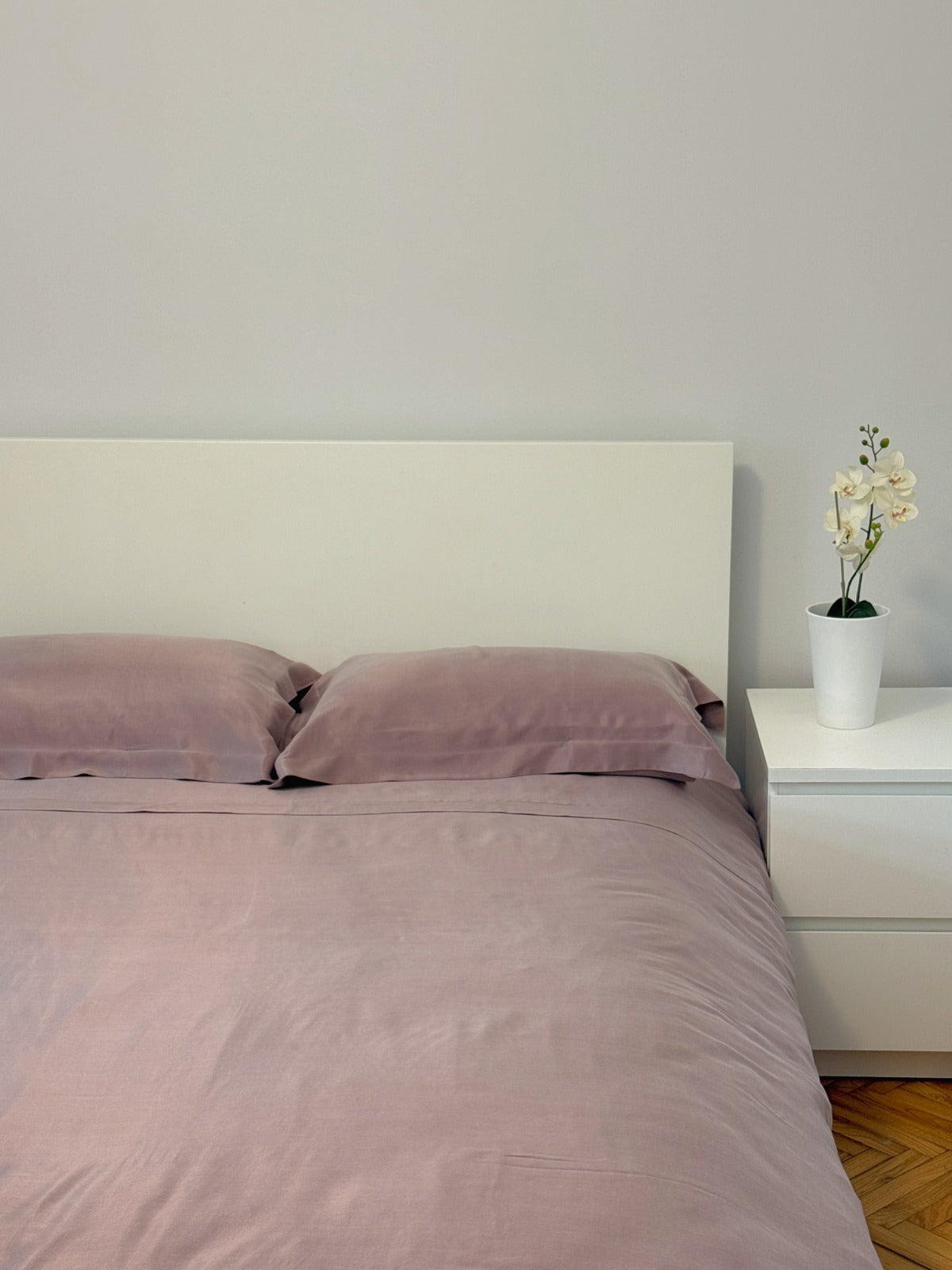 The Signature Pembe Vegan Silk® Nevresim Takımı