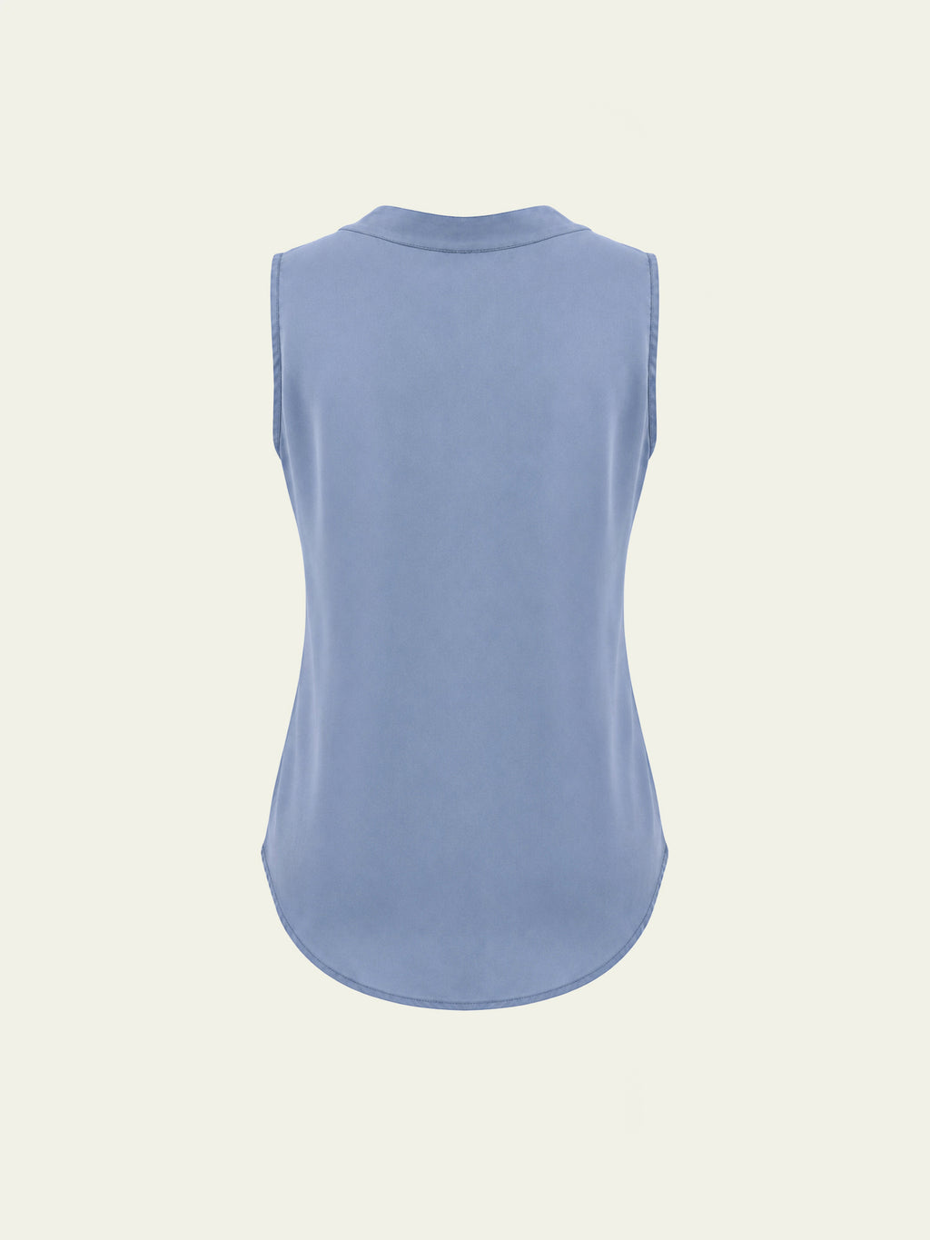 Duo V-neck Sleeveless Vegan Silk® Blouse