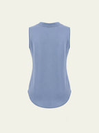 Duo V-neck Sleeveless Vegan Silk® Blouse