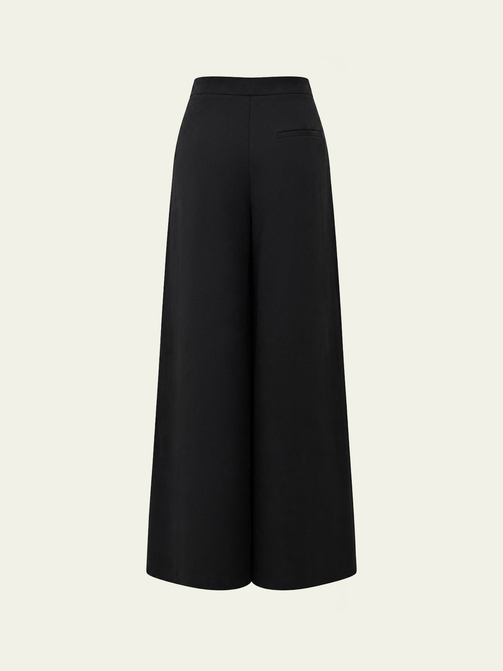 Giulia Cupro®-Linen Blend Wide-Leg Trousers