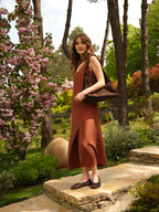 Scirocco Cupro®-Linen Blend Dress