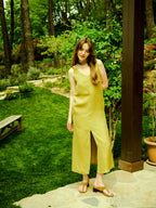 Scirocco Cupro®-Linen Blend Dress