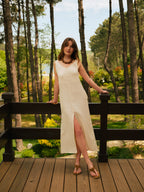 Scirocco Cupro®-Linen Blend Dress