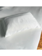 Sky Vegan Silk® Kulaksiz Kırık Beyaz Yastık Kılıfı