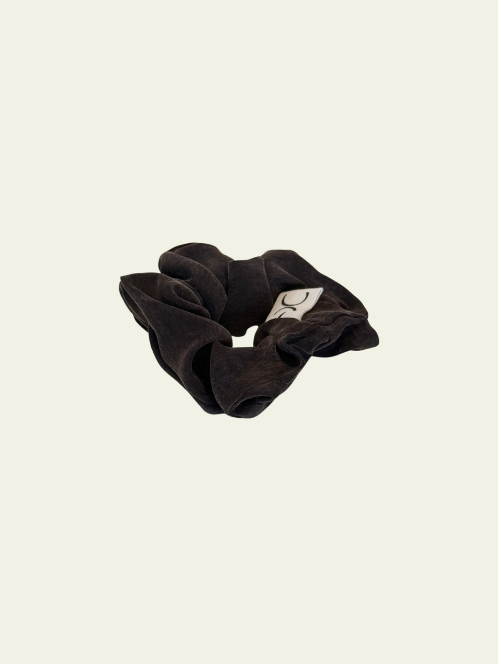 Scrunchie Elastic Hair Tie - Brown