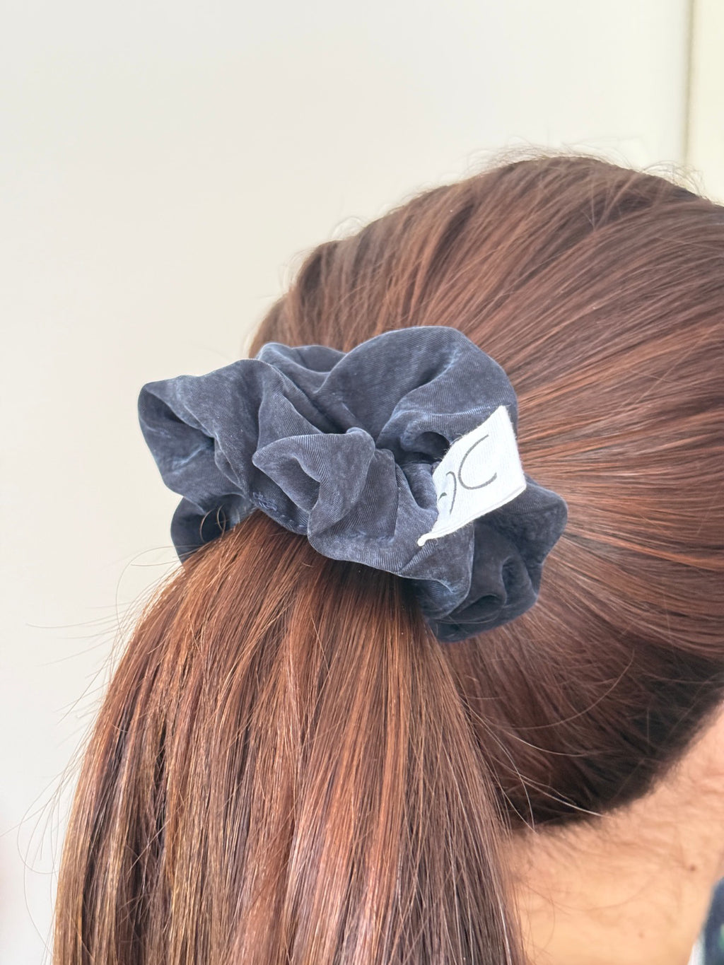 Scrunchie Hair Tie - Navy