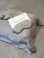 Eye Mask -Silver Grey Vegan Silk®