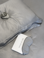 Eye Mask -Silver Grey Vegan Silk®