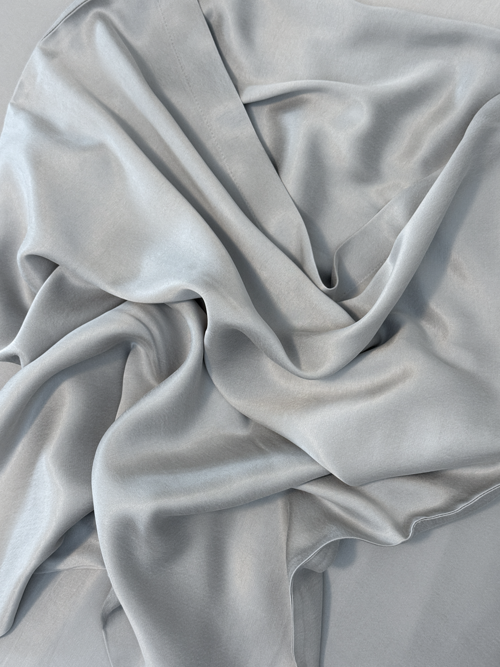 The Signature Silver Vegan Silk® Duvet Cover Set