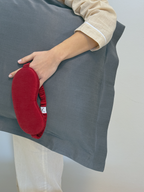 Eye Mask - Red Vegan Silk®